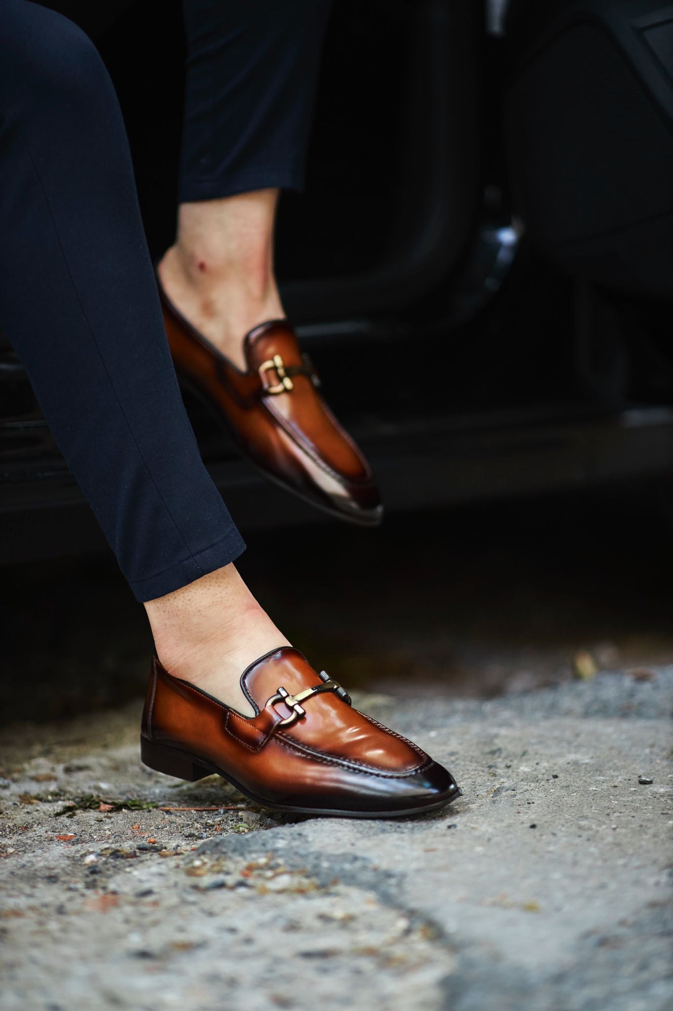 Bojoni Louis  Brown Special Edition Neolite Buckle Loafer