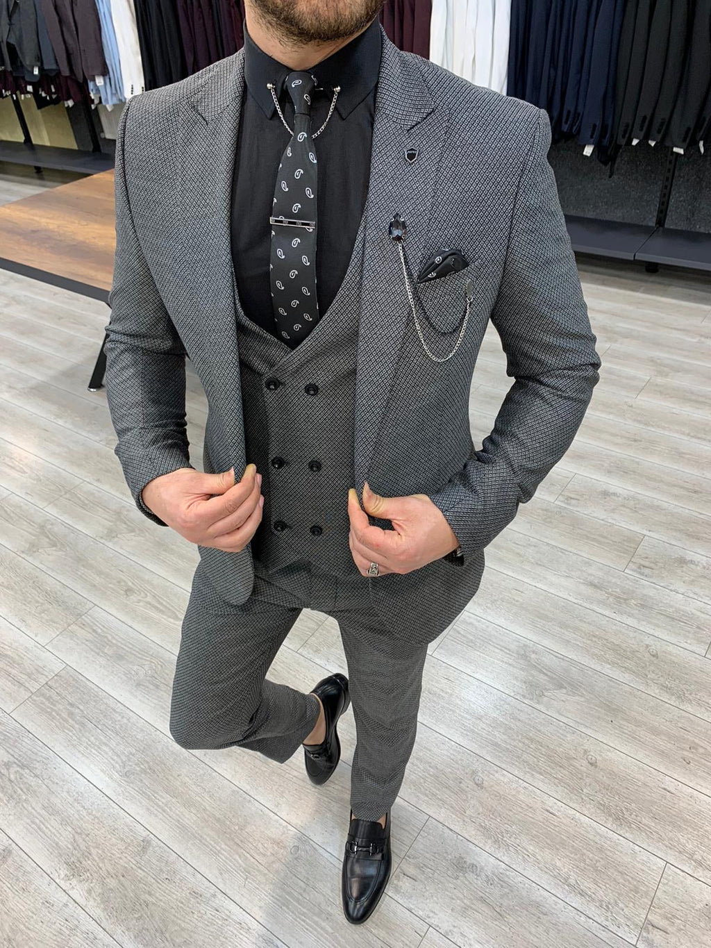 Zapali Royal Gray Slim Fit  Suit-baagr.myshopify.com-1-BOJONI