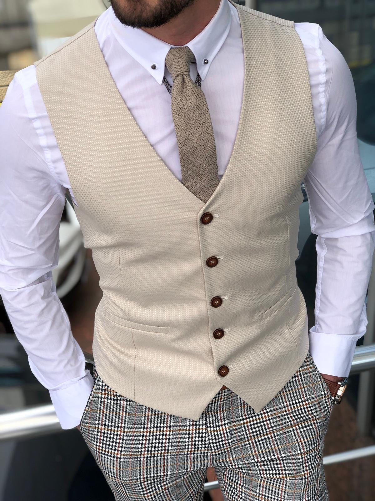 Slim-Fit Vest Gray-baagr.myshopify.com-suit-BOJONI