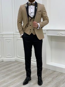 Napolia Royal Gold Slim Fit Tuxedo-baagr.myshopify.com-1-BOJONI