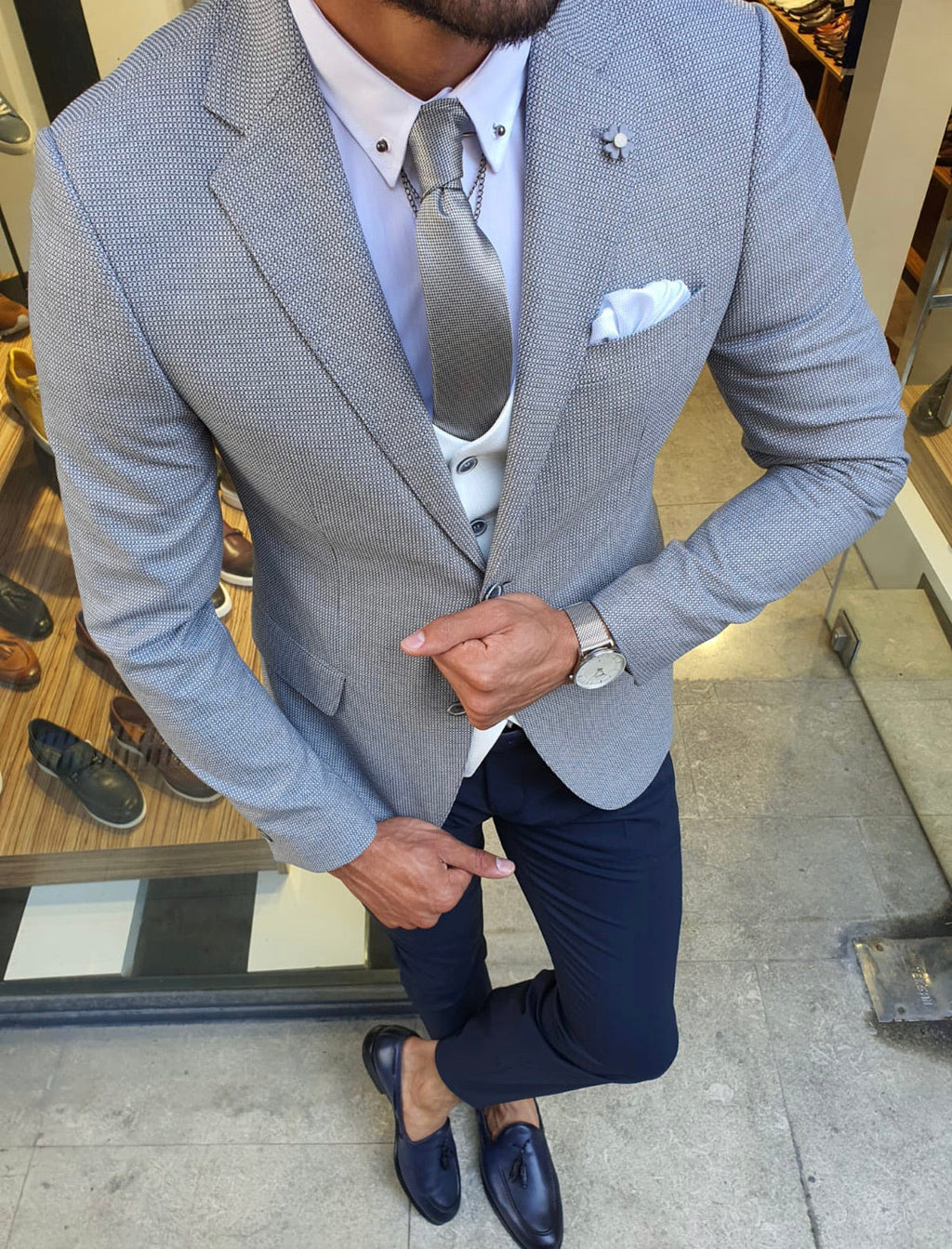 Orem Gray Slim Fit Suit-baagr.myshopify.com-suit-BOJONI