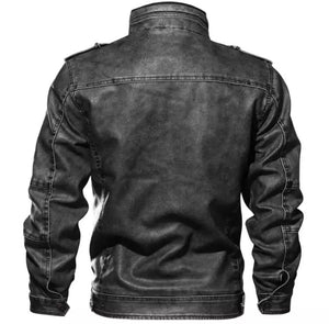 Bomber Faux Leather Jacket (3 Colors)-baagr.myshopify.com-Jacket-BOJONI