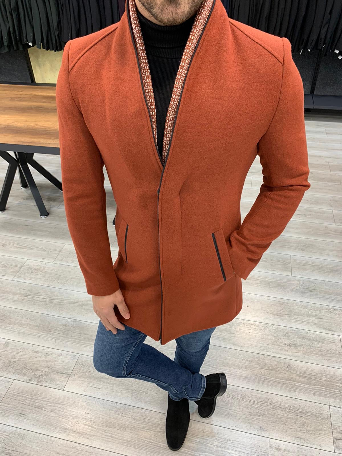 Carlos Stamp Wool  Coat in 9 Colors-baagr.myshopify.com-Jacket-BOJONI