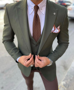Roma Khaki Slim Fit Suit-baagr.myshopify.com-3-BOJONI