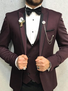 Nova Slim Fit Claret Red II Tuxedo-baagr.myshopify.com-1-BOJONI