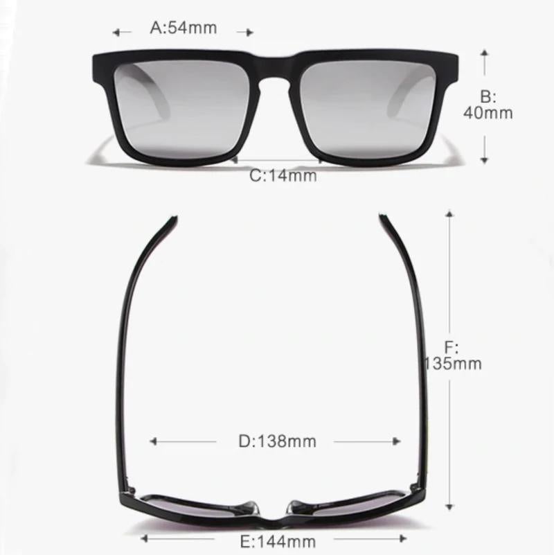 SQUARE POLARIZED SUNGLASSES (12 variants)