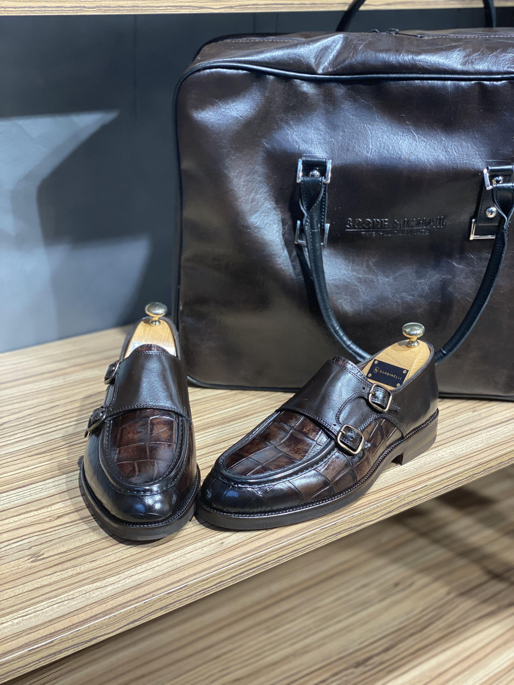 Argeli Brown Buckled Krako Shoes-baagr.myshopify.com-shoes2-brabion