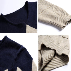 WOOL PATTERN SWEATER (3 colors)