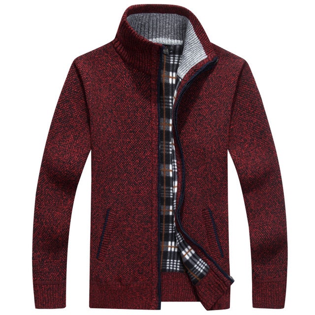 WARM FLEECE CARDIGAN (6 colors)