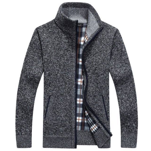 WARM FLEECE CARDIGAN (6 colors)