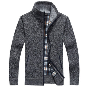 WARM FLEECE CARDIGAN (6 colors)
