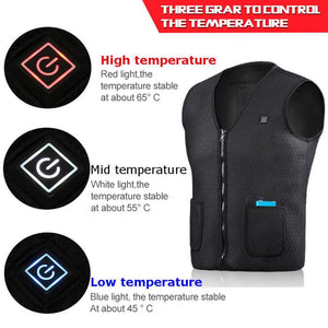 Unisex Smart Heating Winter Vest