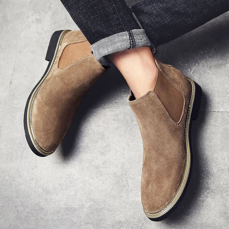 LEATHER CHELSEA BOOTS (4 colors)