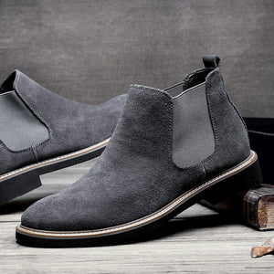 LEATHER CHELSEA BOOTS (4 colors)