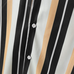 SUMMER STRIPED SHORT SLEEVE SHIRT (2 colors)