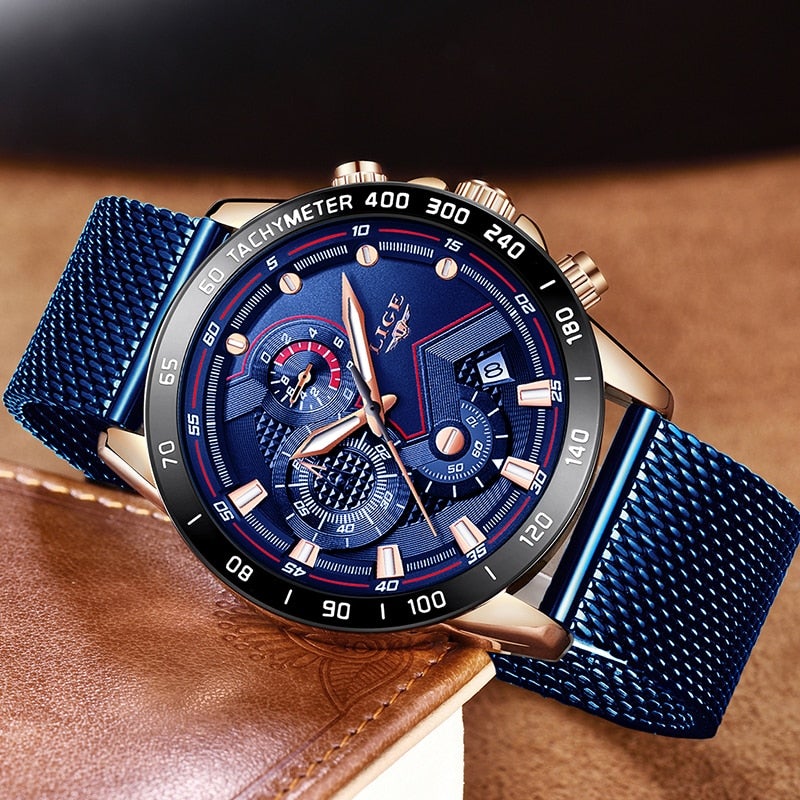 FASHION CHRONOGRAPH QUARTZ WATCH (4 colors)