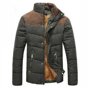 Puffer Jacket with Stand Up Collar