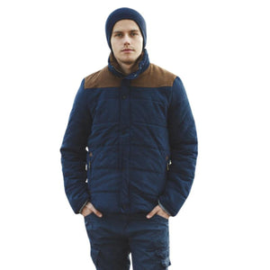 Puffer Jacket with Stand Up Collar
