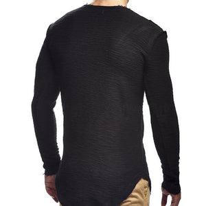 Torn Sweatshirt (2 Colors)-baagr.myshopify.com-sweatshirts-BOJONI
