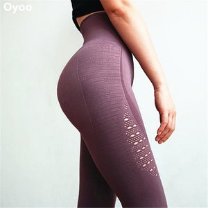 High Waist Yoga Leggings with Side Vents