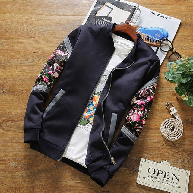 Floral Bomber Jacket (4 Colors)-baagr.myshopify.com-jacket-BOJONI