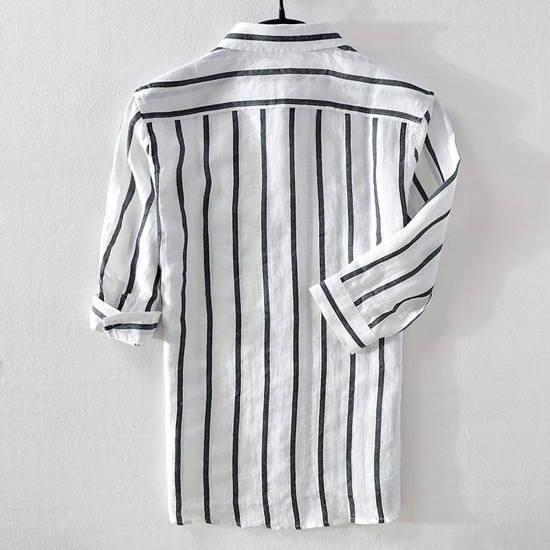 Barulo Stripes Linen Shirt (4 Colors)-baagr.myshopify.com-shirt-BOJONI