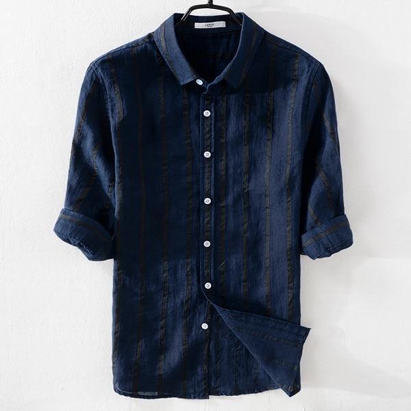 Barulo Stripes Linen Shirt (4 Colors)-baagr.myshopify.com-shirt-BOJONI