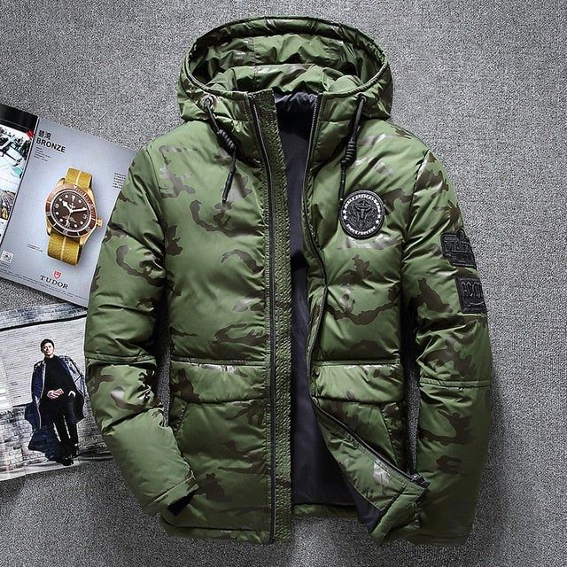 CAMOUFLAGE DOWN JACKET (4 colors)