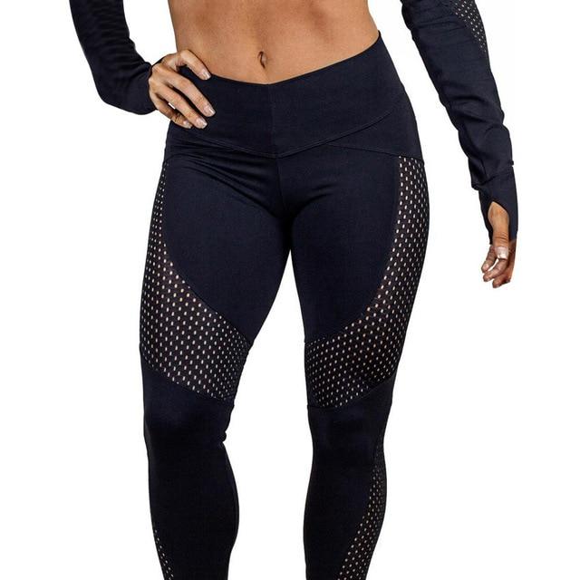 Yoga Leggings with Dotted Design