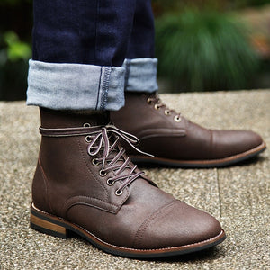 BRITISH STYLE BOOTS (2 colors)