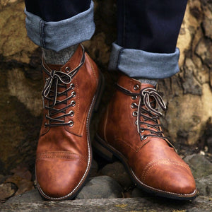 BRITISH STYLE BOOTS (2 colors)