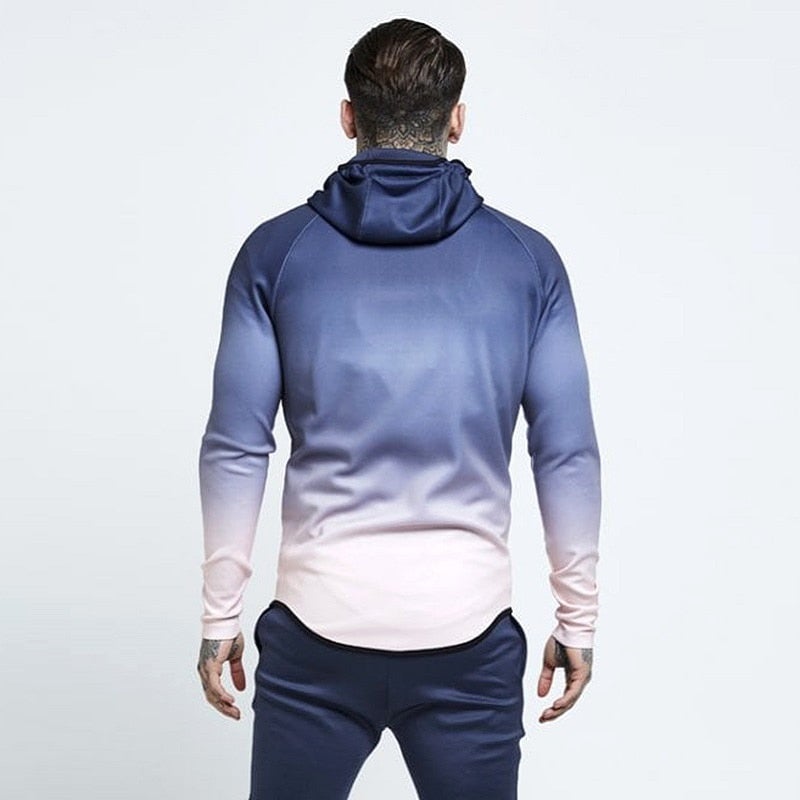 GRADIENT HOODED SWEATSHIRT (4 colors)