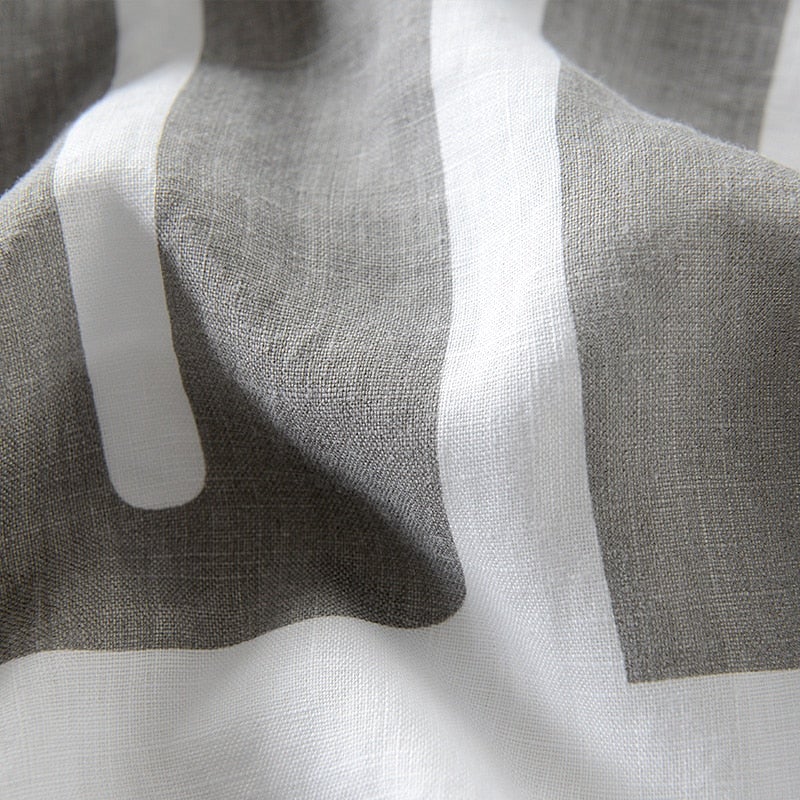LETTER LINEN T-SHIRT