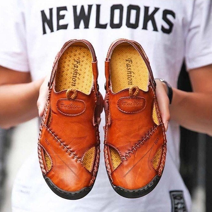 GENUINE LEATHER SANDALS (4 colors)
