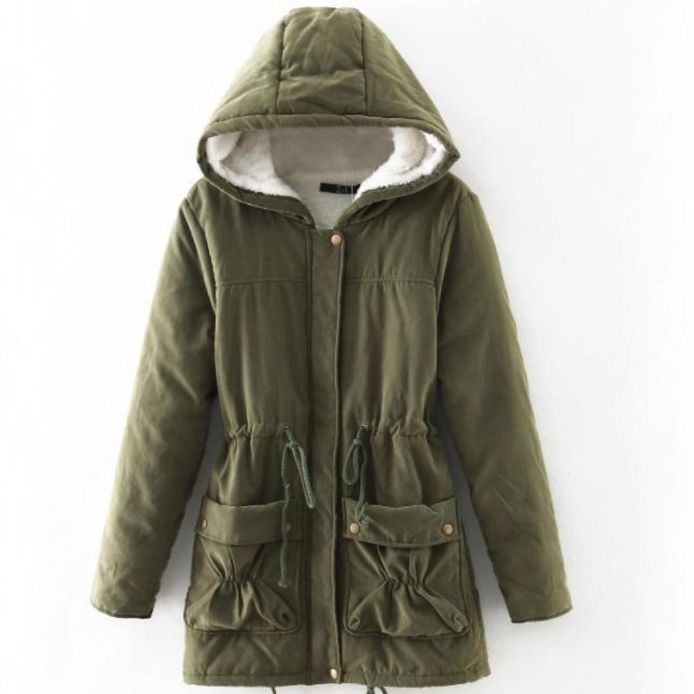 Womens Hooded Parka Jacket