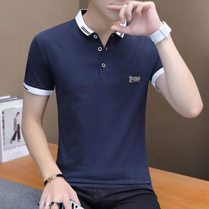Mens Short Sleeve Polo Shirt with Logo