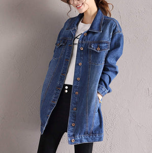 Womens Relaxed Fit Denim Jacket