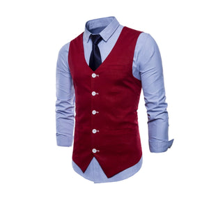 Mens Linen Vest