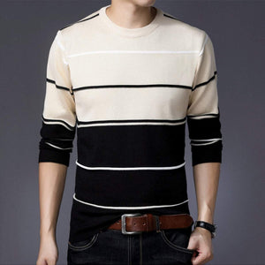 Mens Striped Sweater