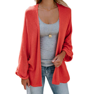 Womens Casual Street Style Batwing Cardigan
