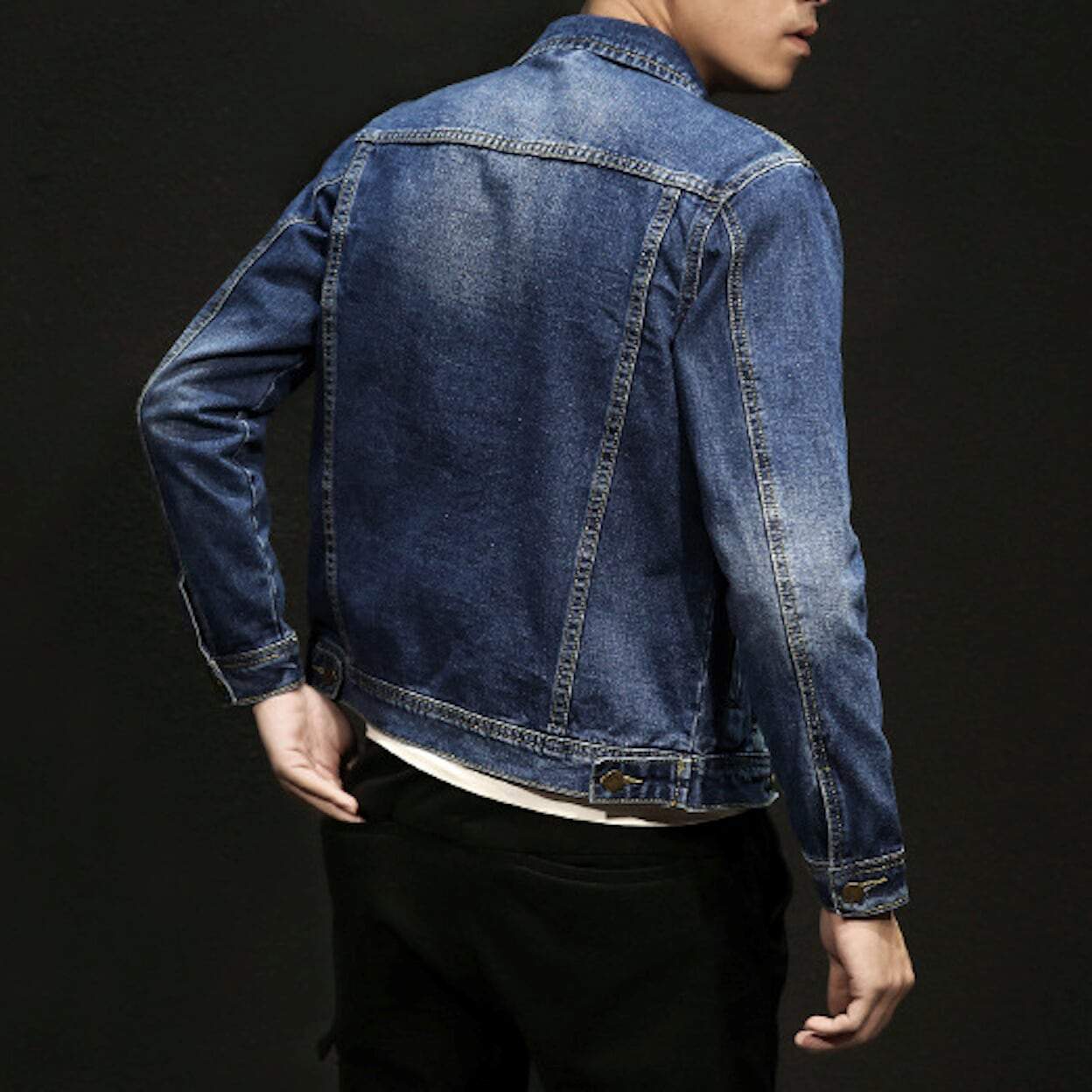 Mens Relaxed Fit Denim Jacket