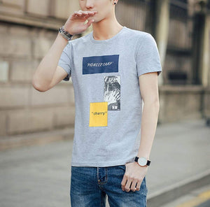 Mens T-Shirt with Box Print