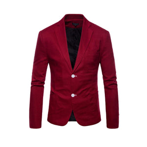 Mens Casual Linen Blazer - 7 Colors to Choose From