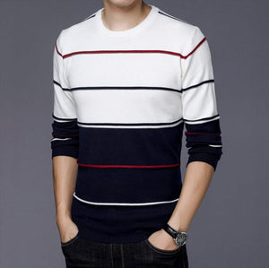 Mens Striped Sweater