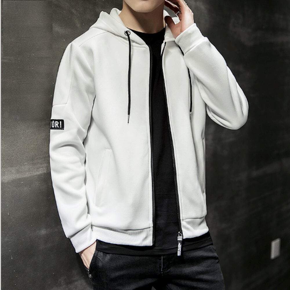 Mens Street Style Hooded Jacket